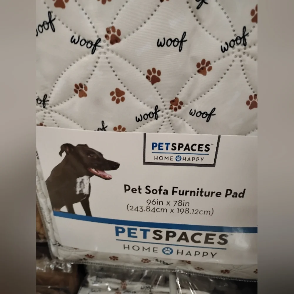 New Home & Happy Pet Sofa Furniture Pad - White and Brown